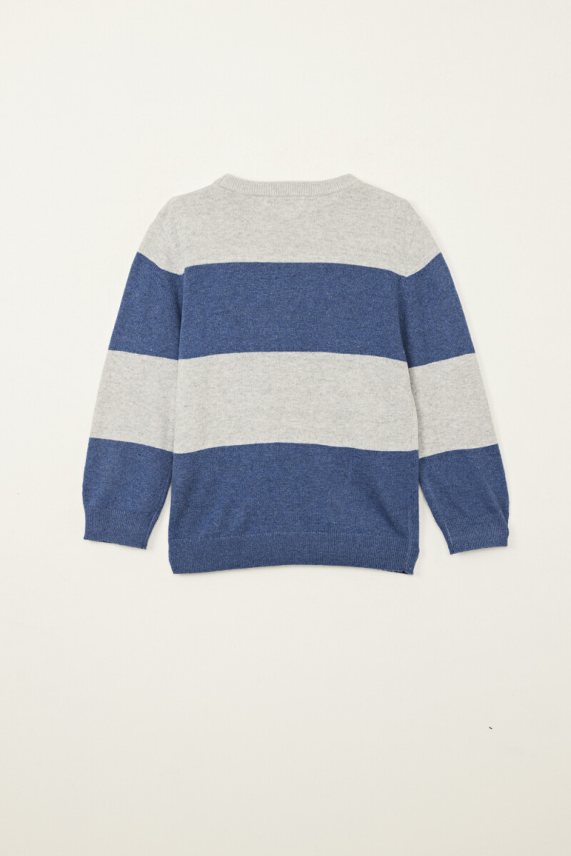 Buzo punto Azul
