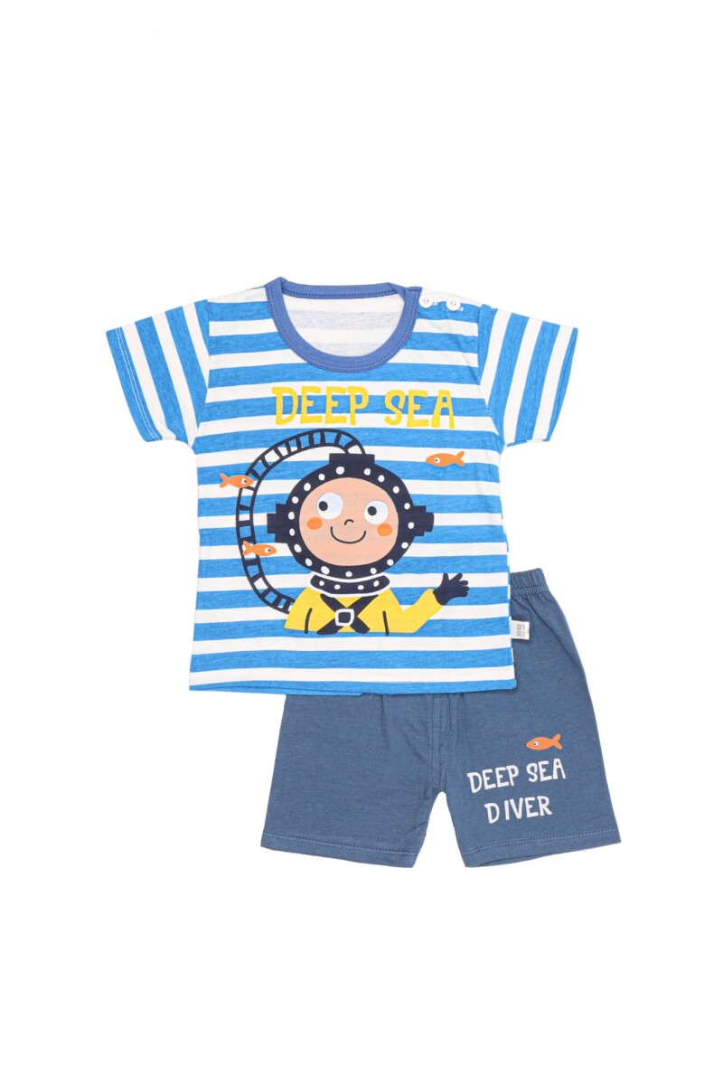 Pijama Buzo - Rayado 