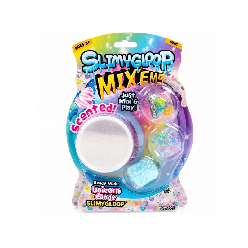 Slimy Gloop Mix'Ems Unicornio Slime con Aroma SLIMY GLOOP MIX'EMS UNICORNIO - SET CON AROMA PARA MEZCLAR