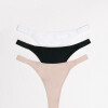 Pack de 3 Vedetina Vera Less [B27] - Blanco, Negro y Tostado Pack