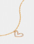 Cadena Corta con Dije Con corazón Cadena Corta Con Dije Corazón Dorado - Dorado