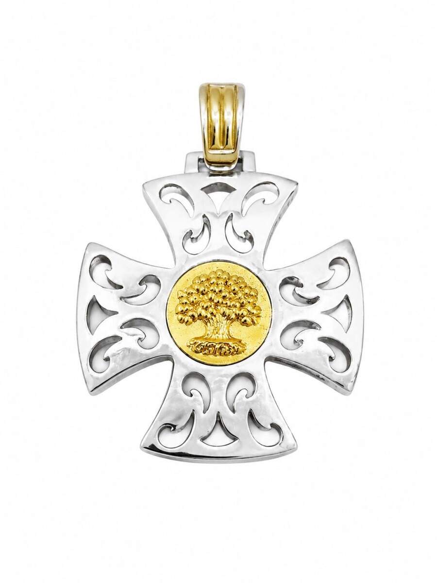 Cruz de Malta con árbol de la vida 