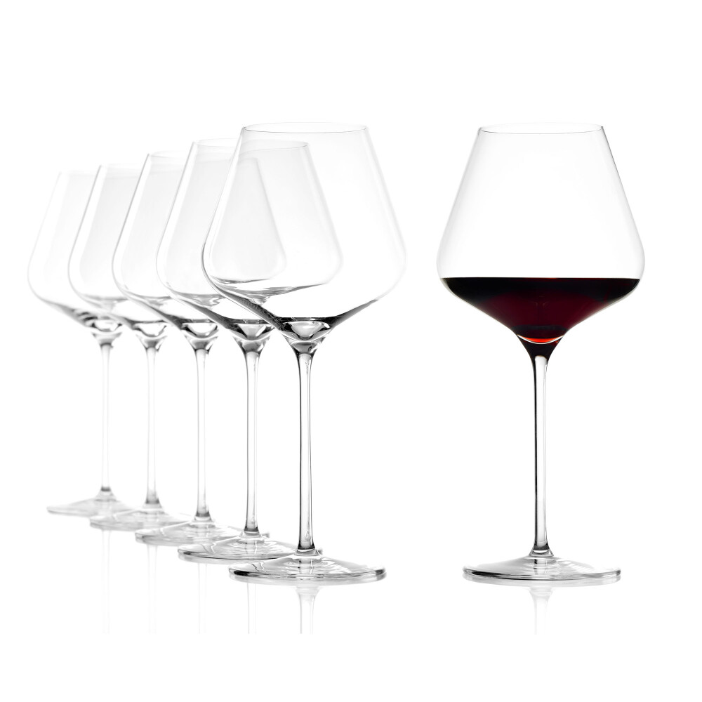 SET 6 COPAS VINO CRISTAL TRANSPARENTE QUATROPHIL 710ML