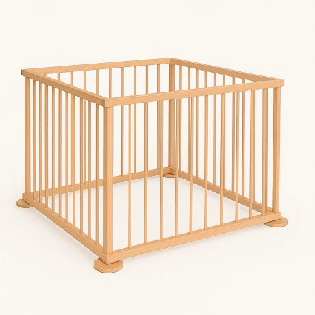 Corral Plegable De Madera Bebé - Seguro, Resistente Plegable Corral Plegable De Madera Bebé - Seguro, Resistente Plegable