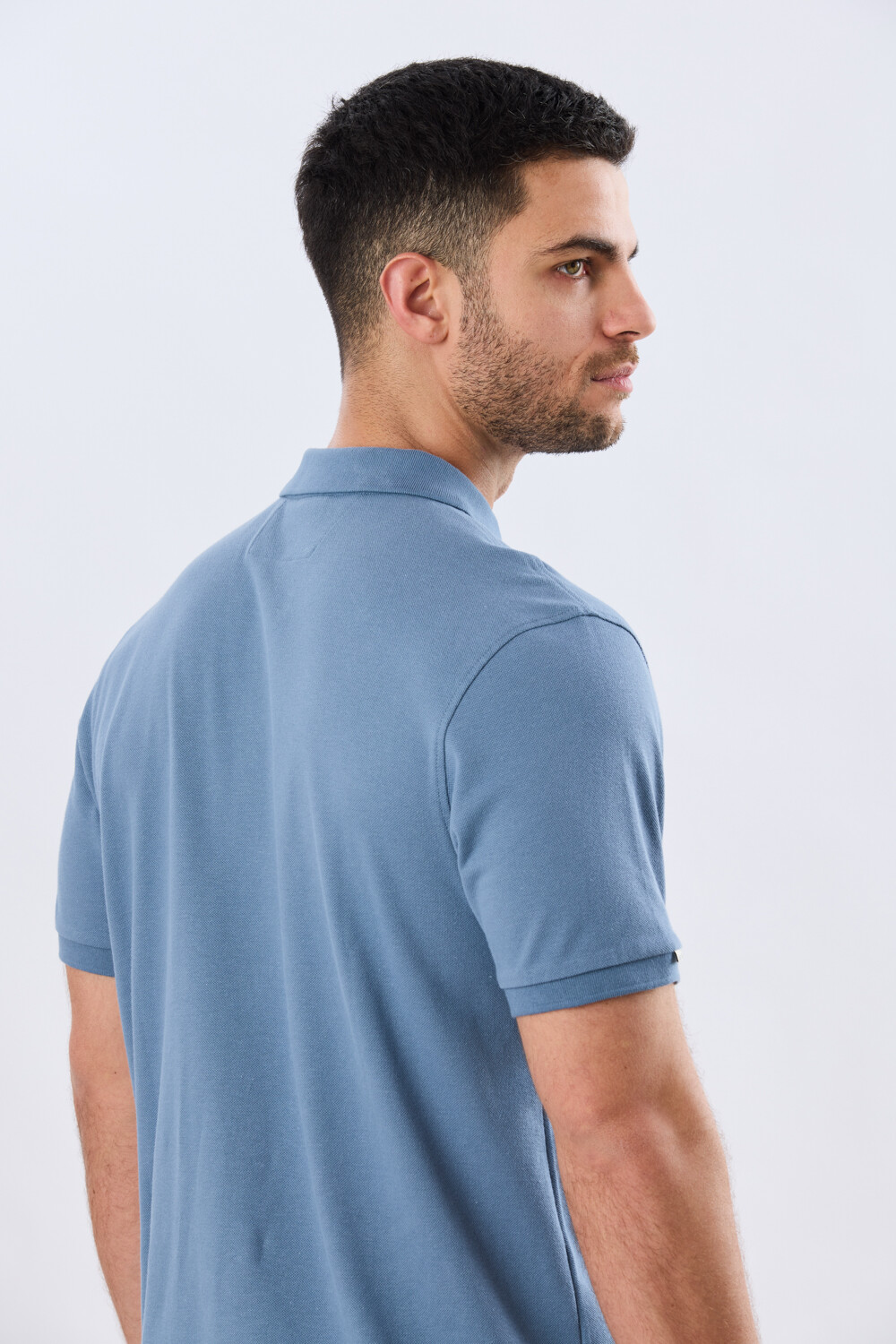 REMERA POLO LISA PIQUÉ Piedra