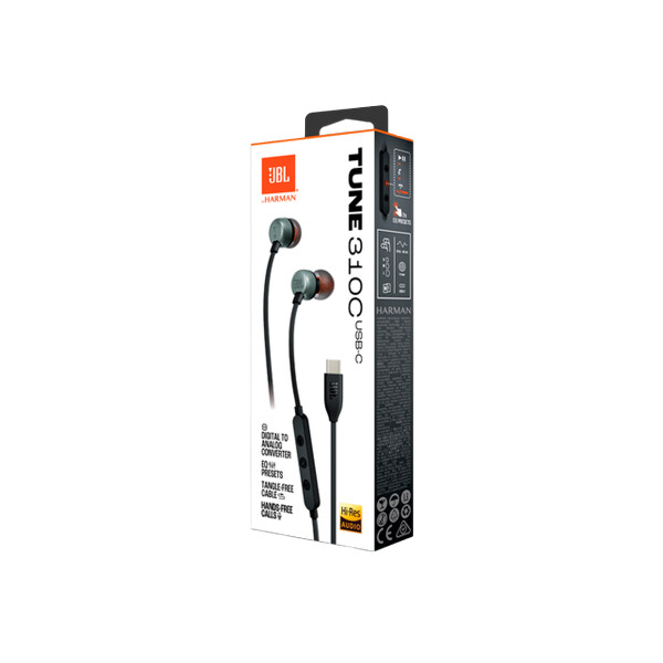 Auriculares JBL T310C color negro Auriculares Jbl T310c Color Negro