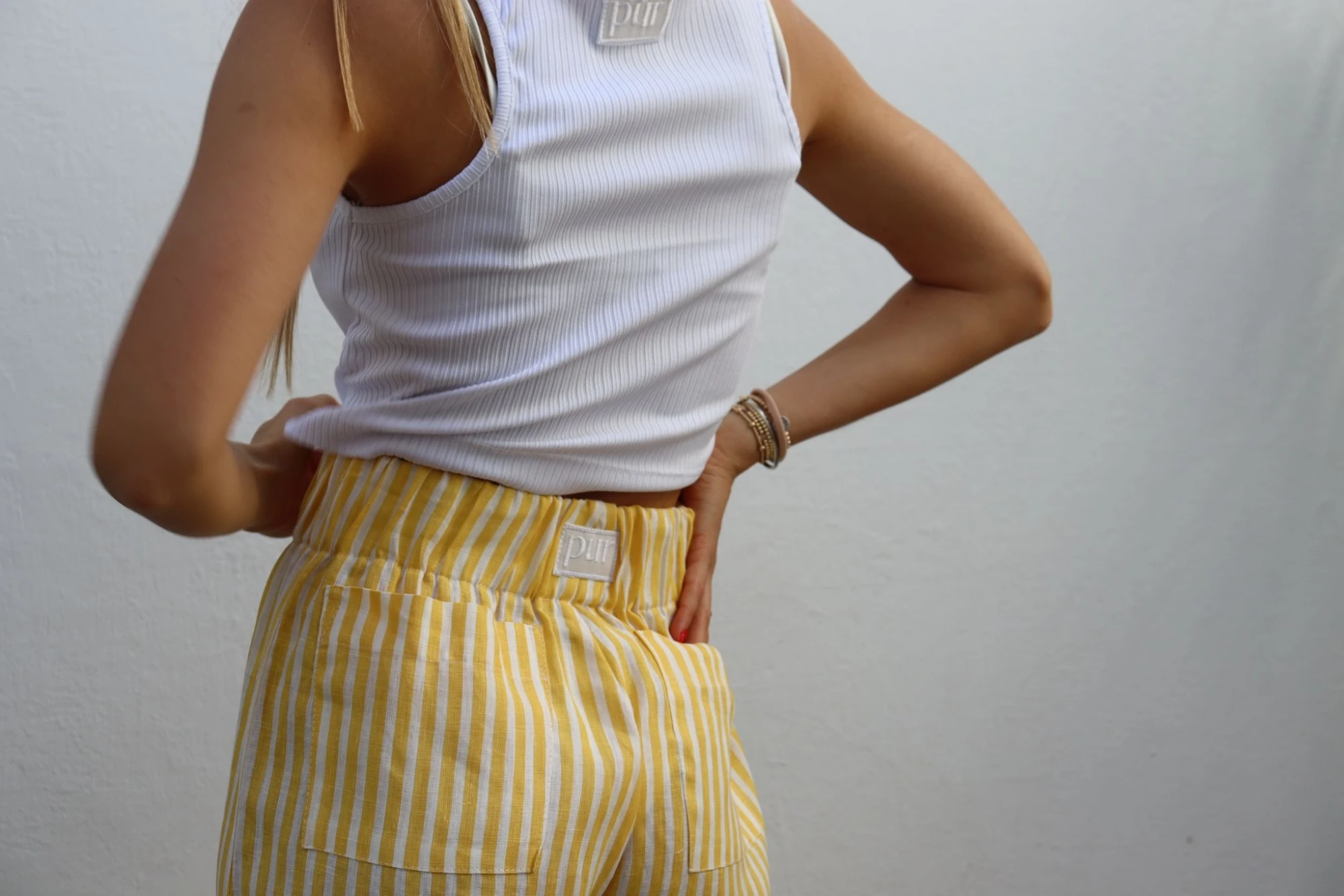 Stripes Pant amarillo xs