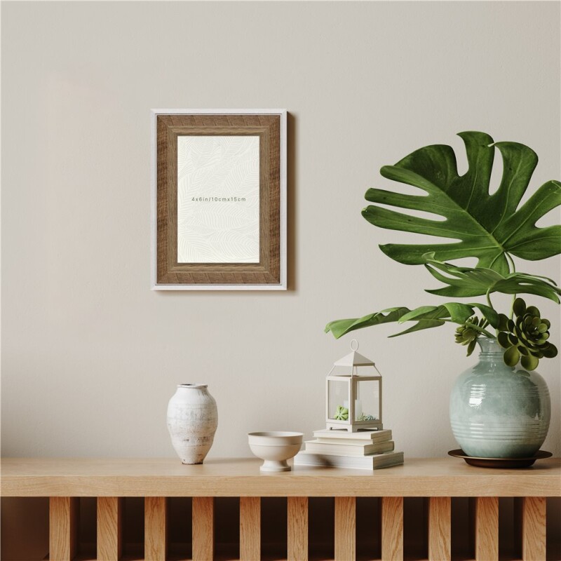PORTARRETRATO MDF 10x15CM TONOS NATURAL PORTARRETRATO MDF 10x15CM TONOS NATURAL