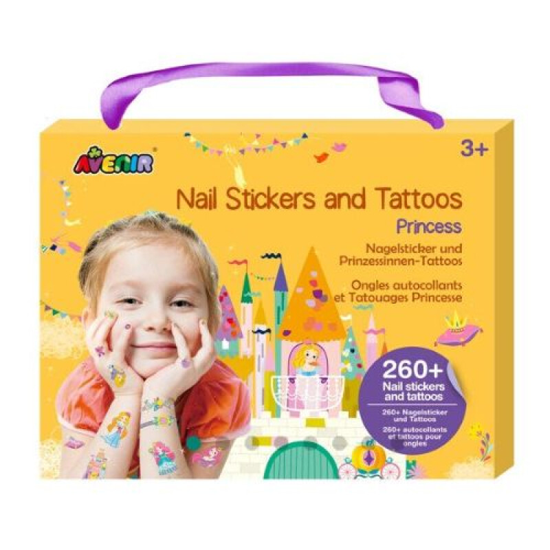 Valija Con Stickers y Tatto-Princesa Valija Con Stickers Y Tatto-princesa