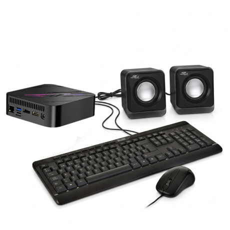 Mini PC BlackView Reacond. AMD Ryzen 7 5825u. RAM 16GB. Disco Sólido 500GB. Incluye teclado, mouse y parlantes NUEVOS Mini PC BlackView Reacond. AMD Ryzen 7 5825u. RAM 16GB. Disco Sólido 500GB. Incluye teclado, mouse y parlantes NUEVOS