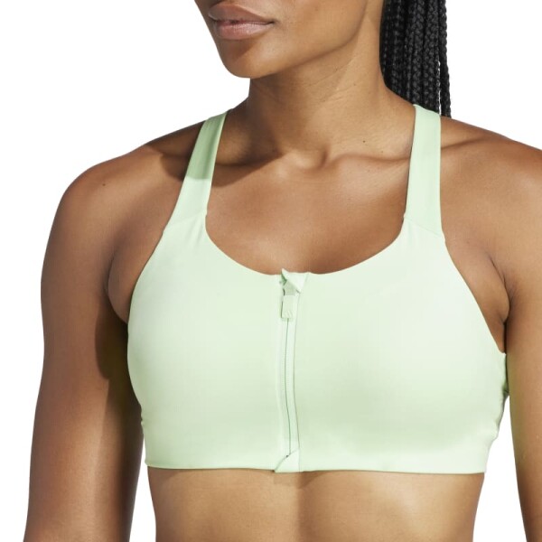 Top Adidas Impact Luxe Training Zip Verde