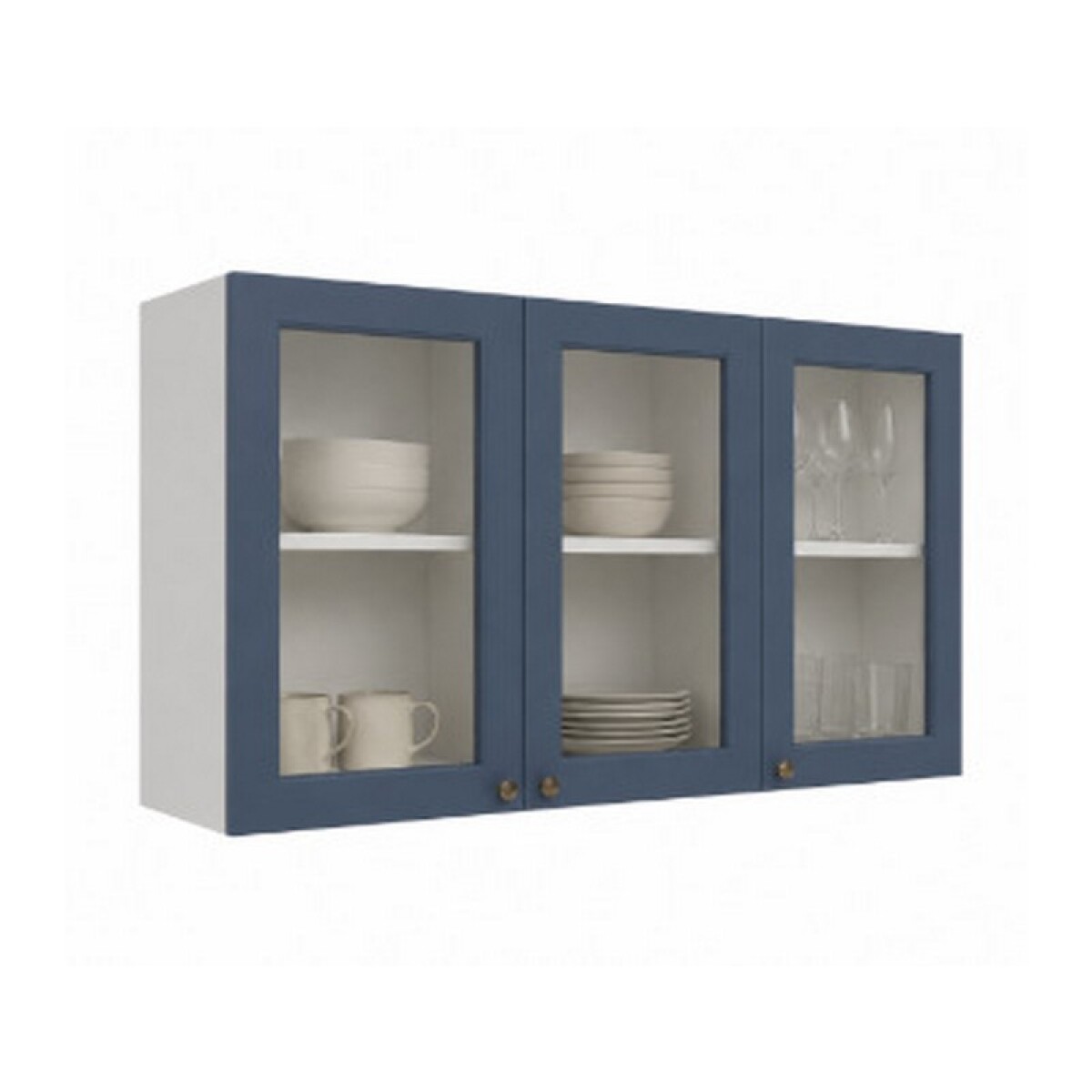 AÉREO LAVANDA PROVENZAL 1200mm BLANCO AZUL/ ROYAL BLUE. PUERTAS DE VIDRIO 