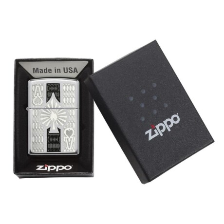 Encendedor Zippo Intricate Spade Design - 24196 Encendedor Zippo Intricate Spade Design - 24196