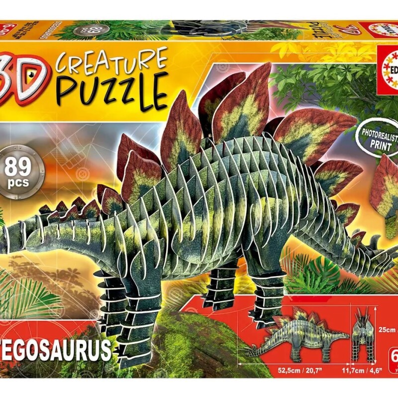 Juego De Mesa Puzzle 3d Educa Dinosaurio Stegosaurus Juego De Mesa Puzzle 3d Educa Dinosaurio Stegosaurus