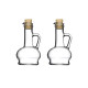 Set x2 vinagrera vidrio 260cc olivia pasabahc gb TRANSPARENTE
