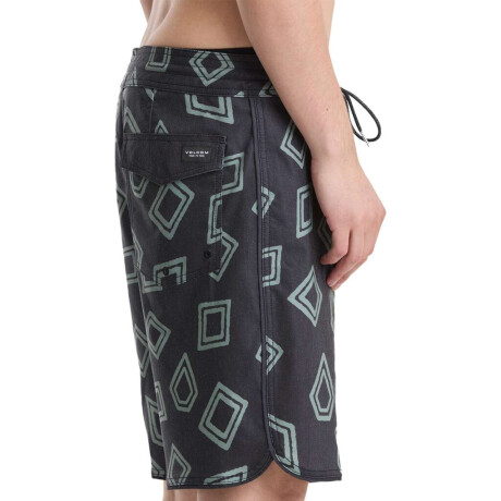 Boardshort Volcom Abg Contact Scallop Stoney 19 Negro