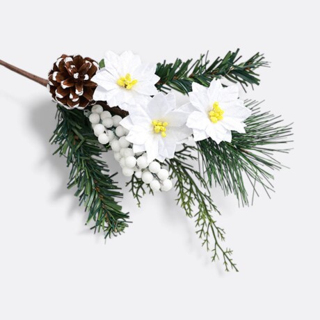 Rama Navideña Flores y Pino Rama Navideña Flores y Pino