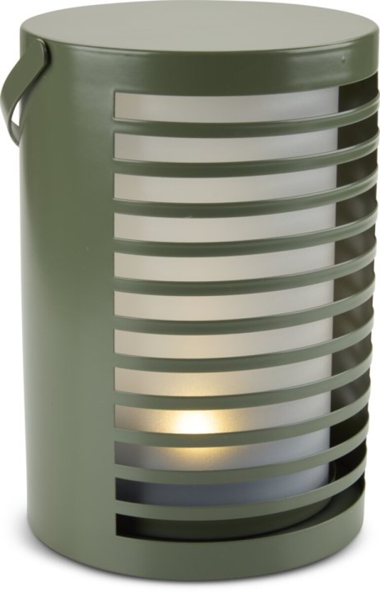 Lámpara pilas HAVTERNE Ø16xAl22cm oliva 