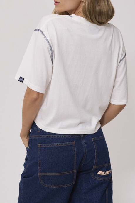 T-SHIRT RUTSU RUSTY Blanco