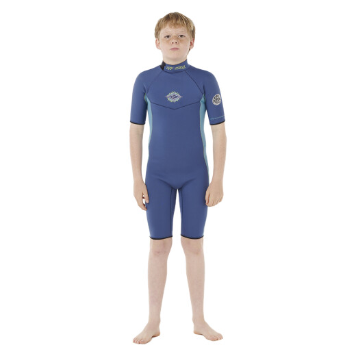 Traje Rip Curl de Niño Dawn Patrol Back Zip Spring - Azul Traje Rip Curl de Niño Dawn Patrol Back Zip Spring - Azul