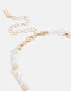 Collares Cortos Perla Collar Con Perlas Orgánicas - Combinacion Bicolor