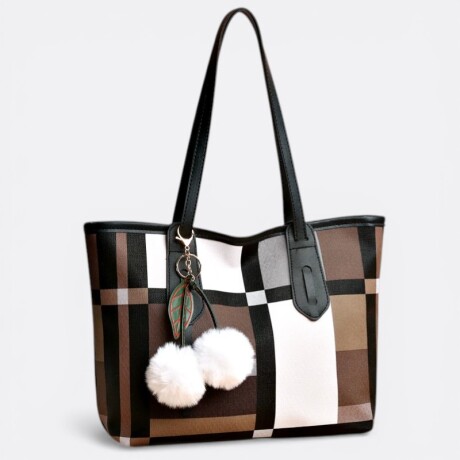 Cartera Bolso Tote Diseño Rectángulos Colores Modelo 4