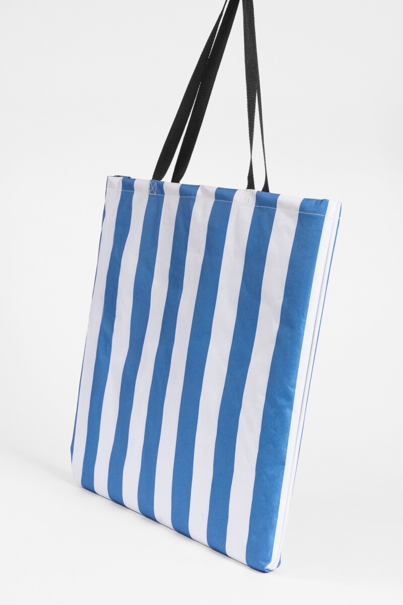 Reposera plegable azul