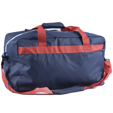 Bolso con Correa Ajustable de Nacional en Poliéster AZUL MARINO/ROJO/BLANCO