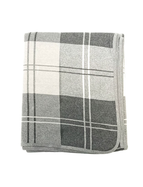 MANTA ALGODON/POLIESTER GRIS CLARO/GRIS/NATURAL 1.25x1.5M MANTA ALGODON/POLIESTER GRIS CLARO/GRIS/NATURAL 1.25x1.5M