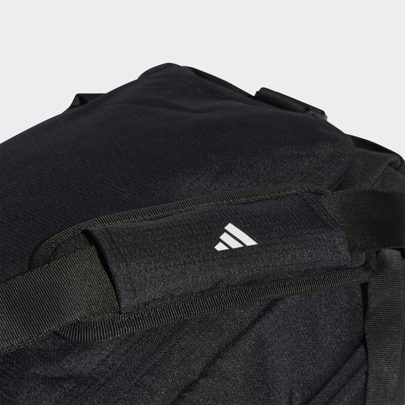 Bolso Adidas Essentials 3 Rayas Duffel Negro