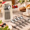 Set 3+1 Cuchara de té mango plástico gris KUTT Set 3+1 Cuchara de té mango plástico gris KUTT