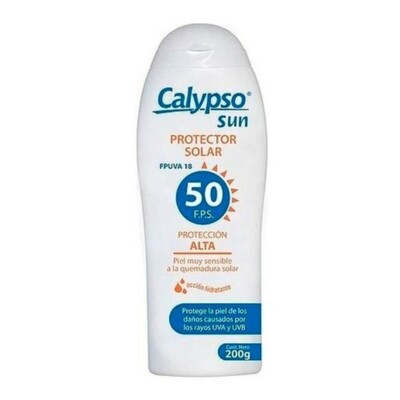 Protector Solar Calypso Sun SPF 50 200 GR Protector Solar Calypso Sun SPF 50 200 GR