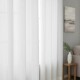 Cortina en tela Voile set 2 paños 140 x 210 cms BLANCO