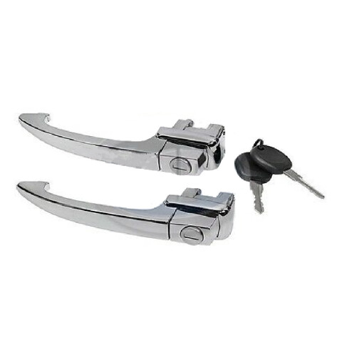 JUEGO DE MANIJAS DE PUERTA FUSCA 1200 (LLAVE UNICA) Juego De Manijas De Puerta Fusca 1200 (llave Unica)