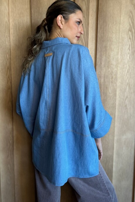 Camisa Tuna Denim Celeste