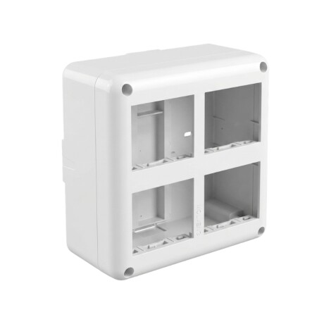 Caja Exterior Atenea 8 Módulos Blanca Caja Exterior Atenea 8 Módulos Blanco