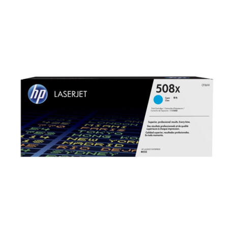 HP TONER CF361X 508X CYAN M553/577/E55040 9500 COPIAS Hp Toner Cf361x 508x Cyan M553/577/e55040 9500 Copias