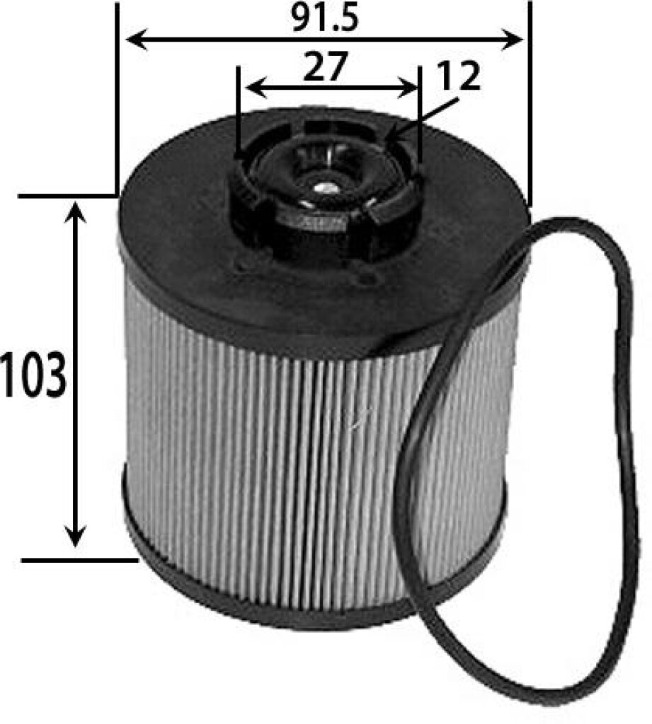 FILTRO COMBUSTIBLE MERCEDES BENZ OM 904LA 906LA 926LA ELECTRONICO PU1046X MAHLE