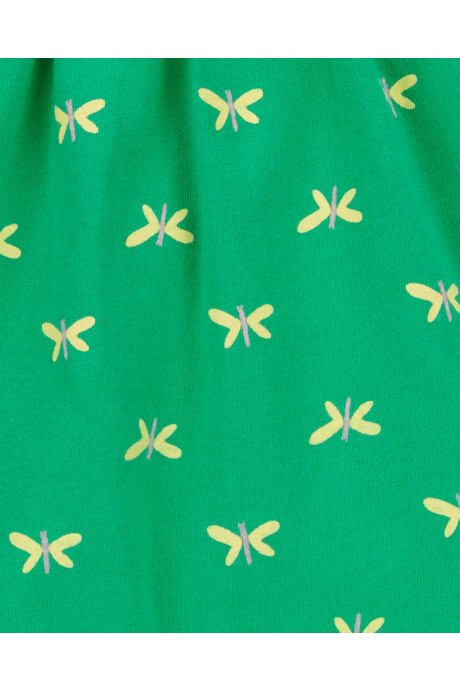 Vestido body de algodón diseño mariposas Sin color