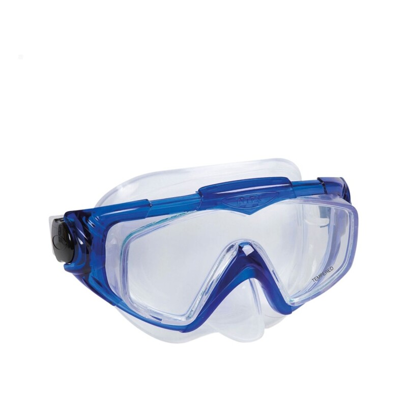 INTEX KIT DE SNORKEL FILTRO DE SEGURIDAD + MÁSCARA DE BUCEO DE CRISTAL TEMPLADO Intex Kit De Snorkel Filtro De Seguridad + Máscara De Buceo De Cristal Templado