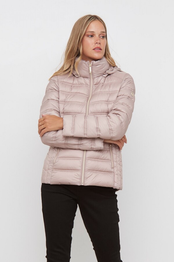 Campera Plumas BEIGE