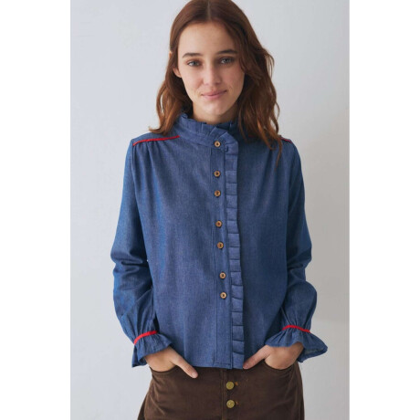 Camisa Swim Jean Azul