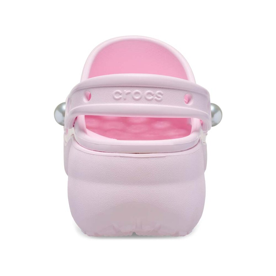 Plataformas Classic Platform Pearl Clog Unisex Pink Milk