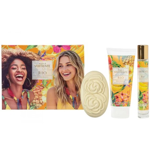 Set Acqua di Vertiente Body Lotion 100ml+Perfumero 25ml + Jabón 100g Río