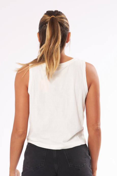 MUSCULOSA BRILLA RUSTY Blanco