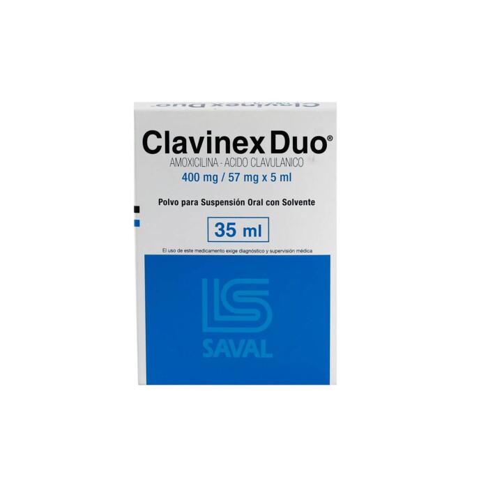 CLAVINEX DUO SUSP. FRASCO X 35 ML. única