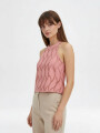 Musculosa Zami Rosa Oscuro