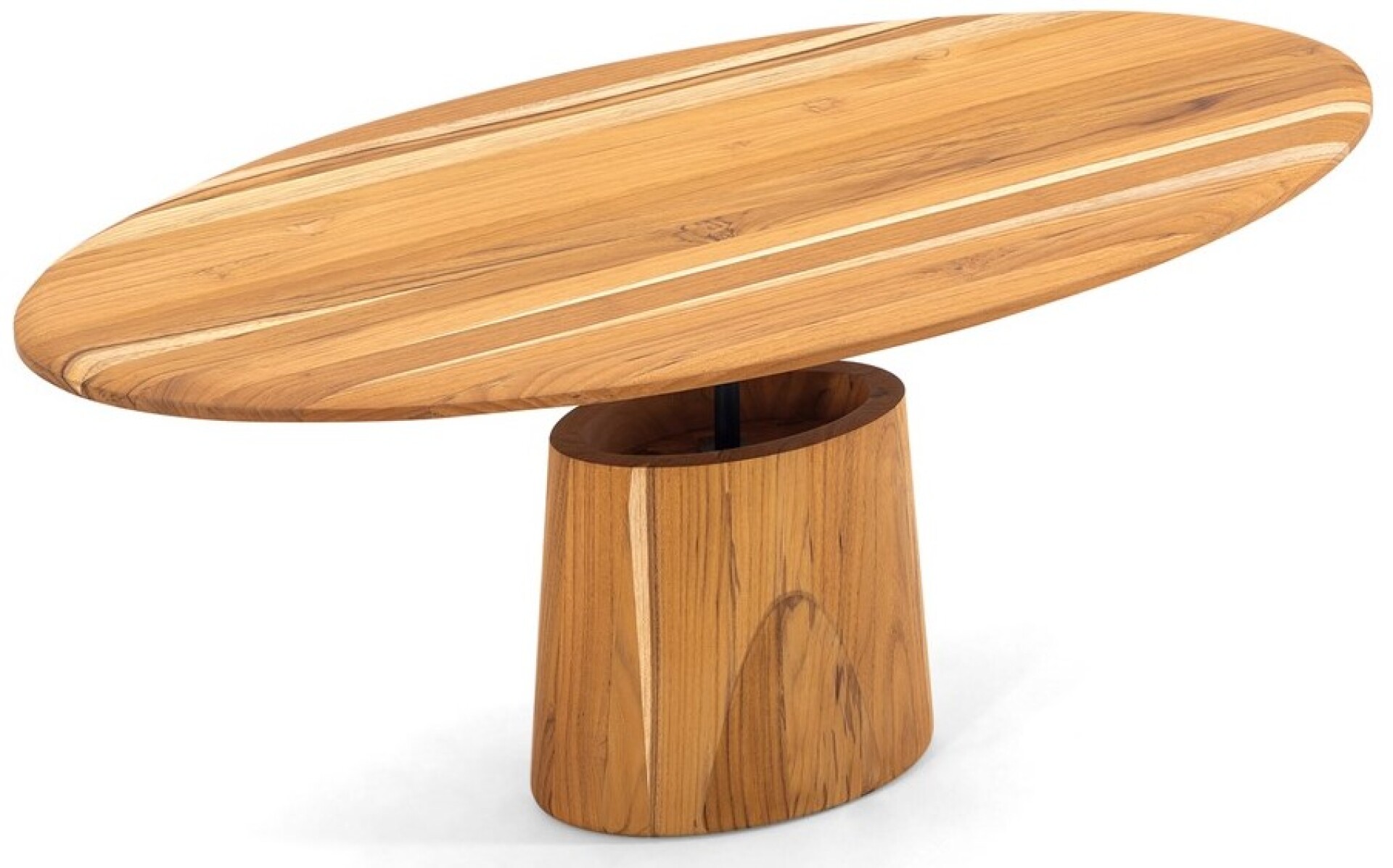 MESA CENTRO OVAL NYM Madera teca 
