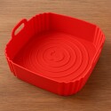MOLDE CUADRADO DE SILICONA PARA FREIDORA 20CM MULTICOLOR