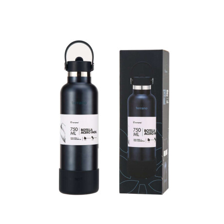 Botella Térmica Con Pico 750Ml. Azul Metalizado